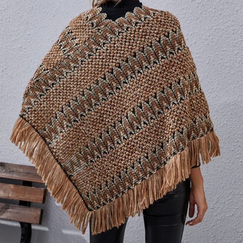 Poncho Femme Modèle Tricot