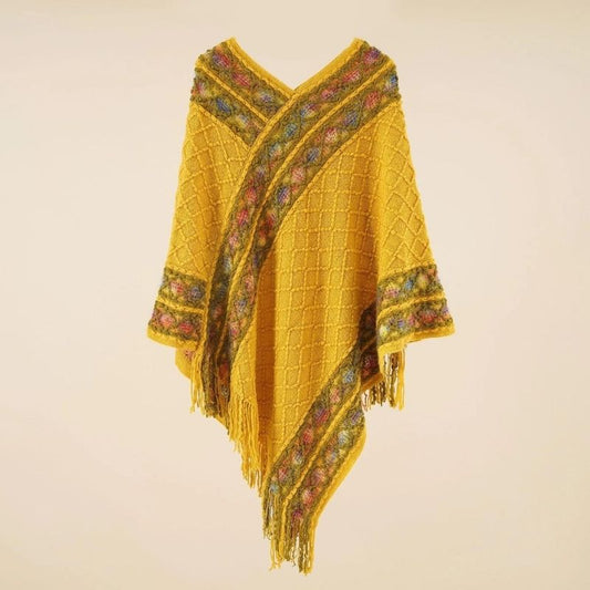 Poncho En Laine Femme Hiver